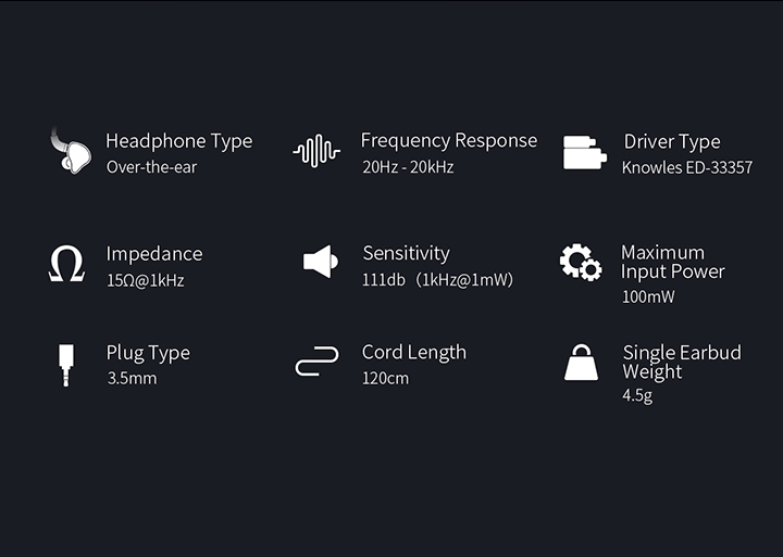 FiiO FA1 หูฟัง Pure Balanced 1 ไดร์เวอร์ ถอดสายได้