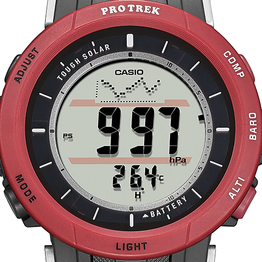 นาฬิกา คาสิโอ Casio PRO TREK PRG-30 Series รุ่น PRG-30B-4 สายผ้า ของแท้ รับประกัน 1 ปี
