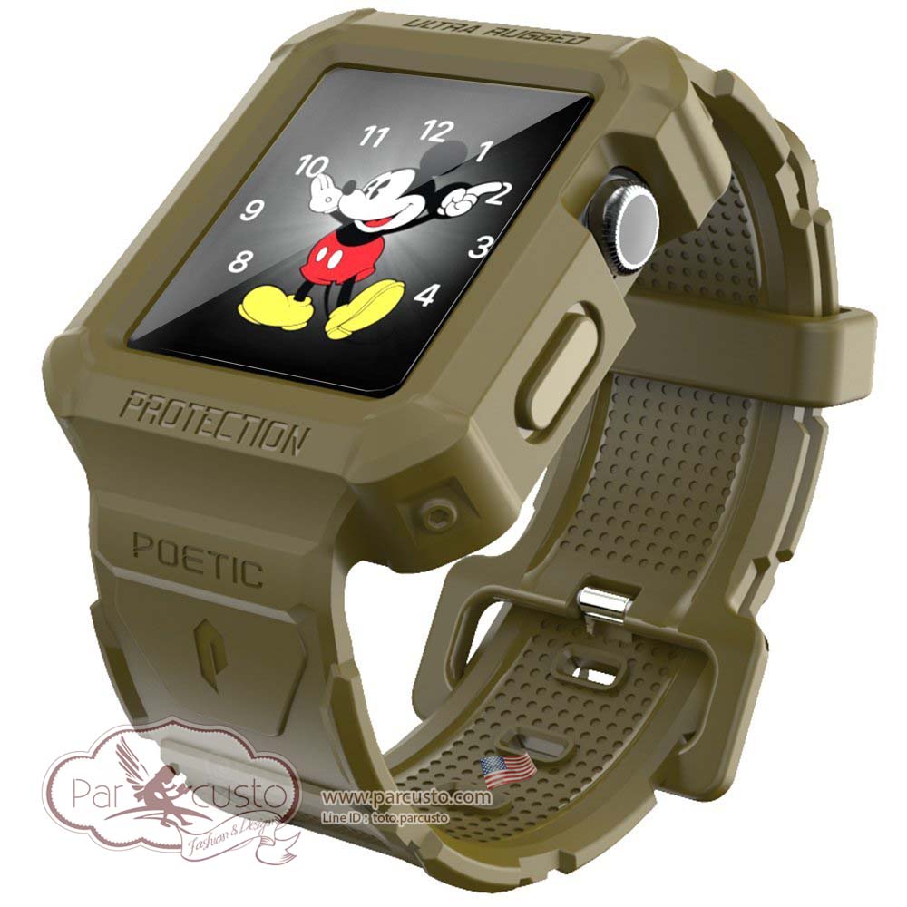 เคสกันกระแทก Apple Watch 38mm [SPARTAN] Series 1, 2, 3 จาก POETIC [Pre-order USA]