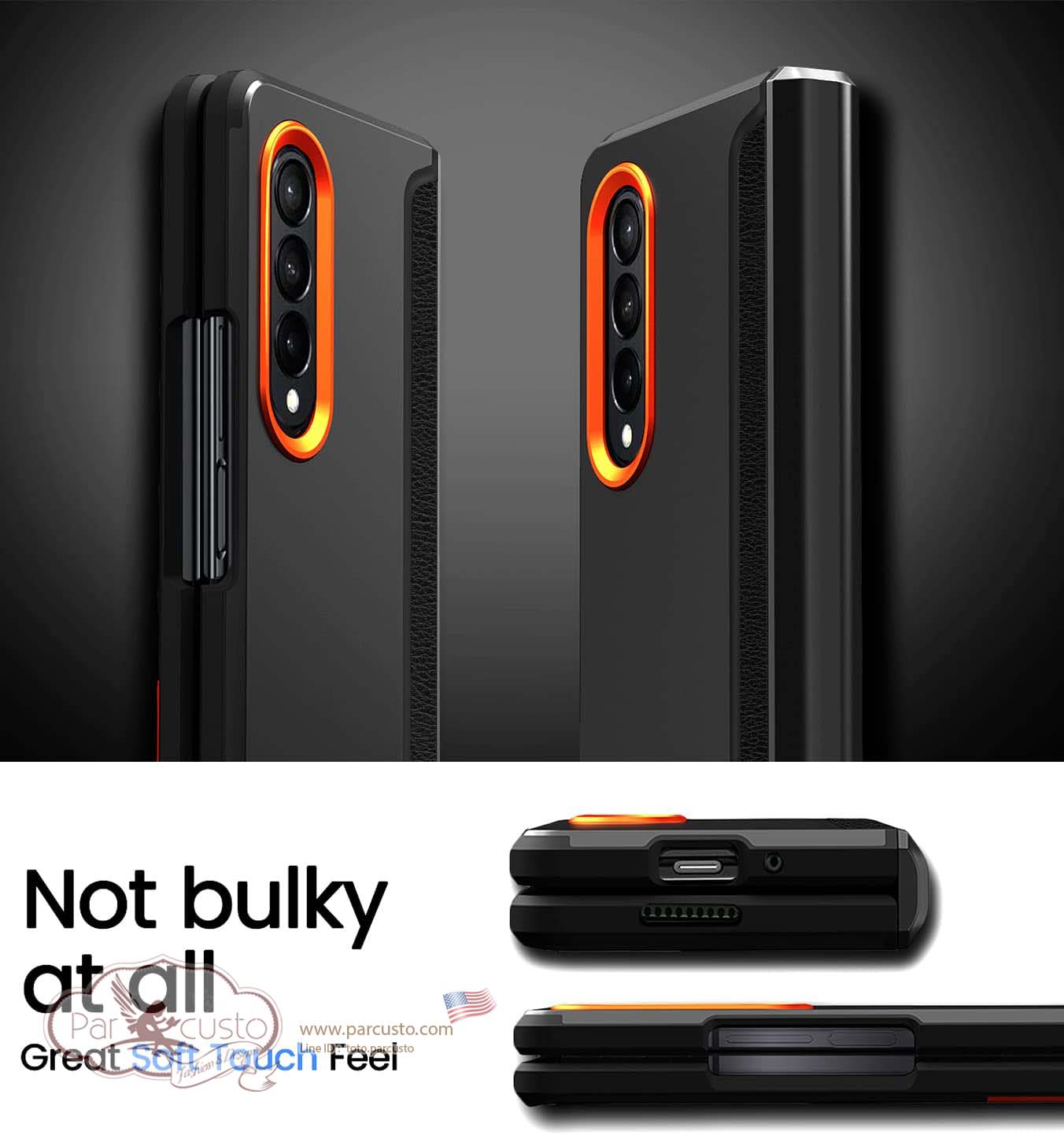 เคส Samsung Galaxy Z Fold 3 [Magnetic Soft Case] จาก X-FOUR [Pre-order USA]