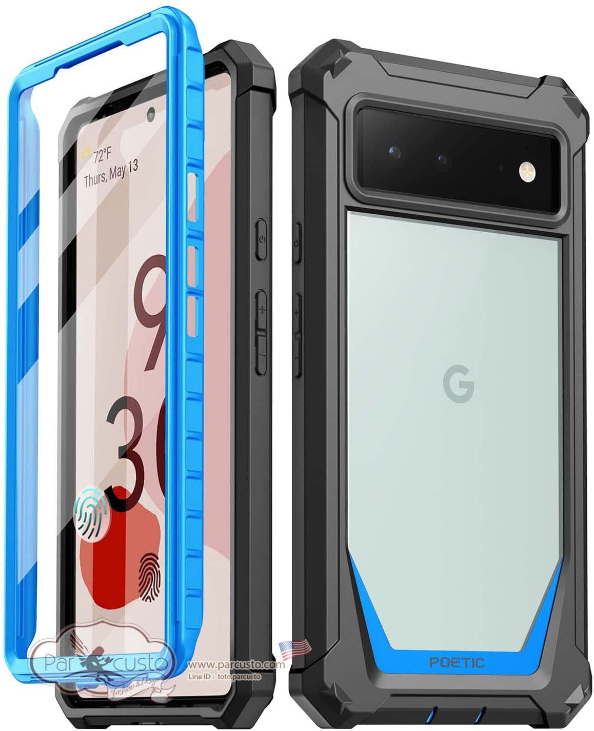 เคสกันกระแทก Google Pixel 6 [Guardian Series] จาก Poetic (Pre-order USA)