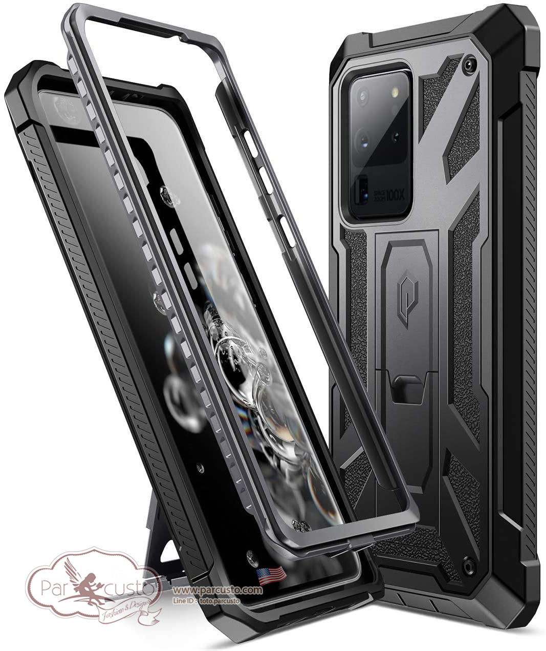 เคสกันกระแทก Samsung Galaxy S20 Ultra [Spartan Series] จาก Poetic [Pre-order USA]
