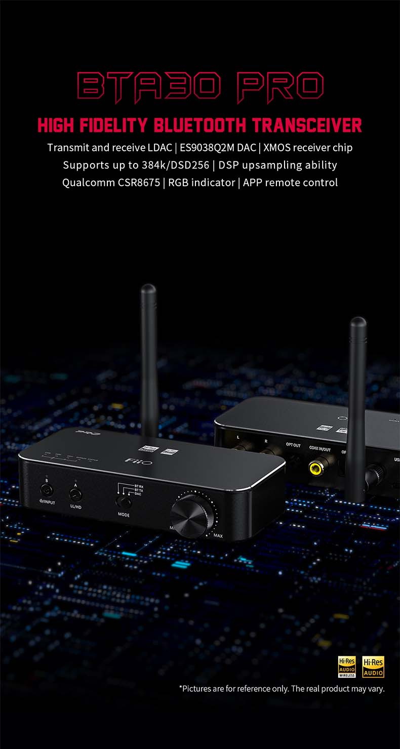 FiiO BTA30 PRO ตัวรับและส่งสัญญาณไร้สายรองรับ Bluetooth5.0 ประกันศูนย์ไทย
