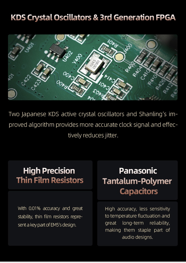 ขาย Shanling EM5 DAC/AMP สำหรับหูฟัง ระดับ high-end ประกันศูนย์ไทย