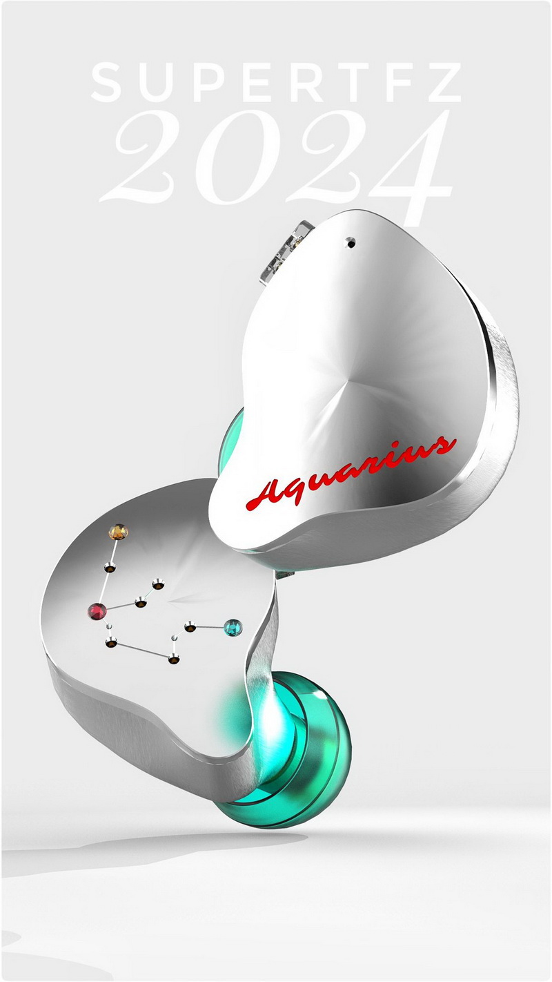 SuperTFZ Aquarius หูฟัง IEMs ไดรเวอร์ ไดนามิก 11.4 มม. บอดี้อลูมิเนียมโลหะเกรดการบิน ประกันศูนย์ไทย