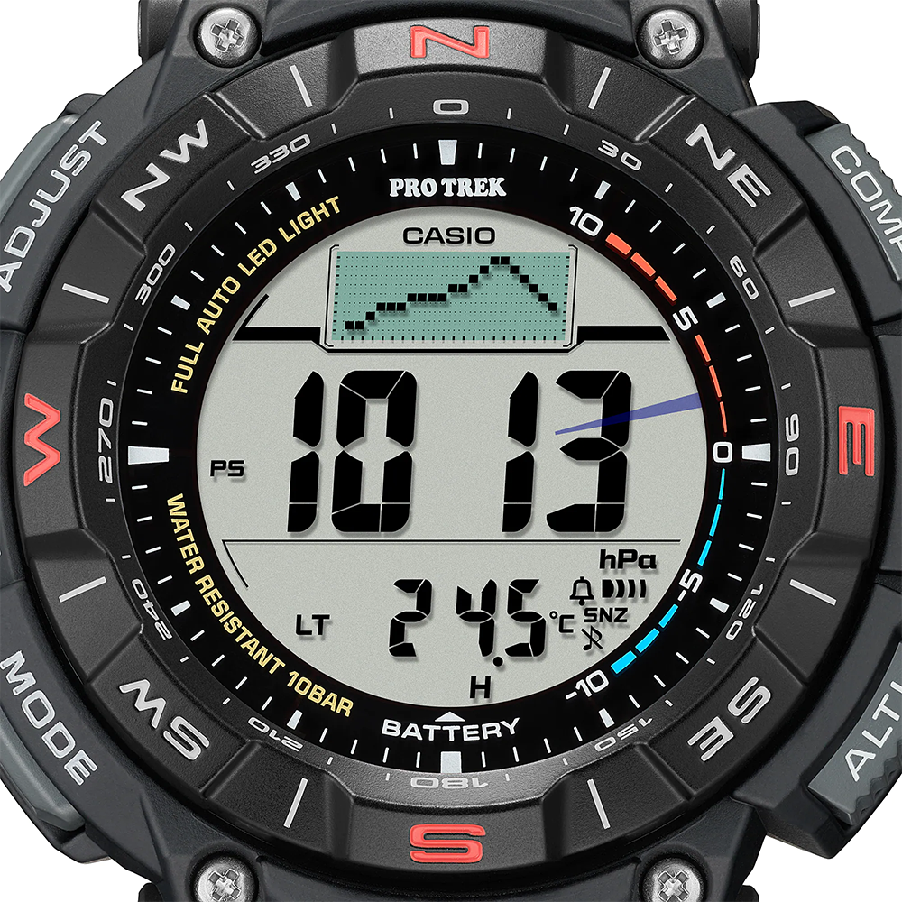 นาฬิกา คาสิโอ Casio PRO TREK PRG-340 Series รุ่น PRG-340-1 ของแท้ รับประกัน1ปี