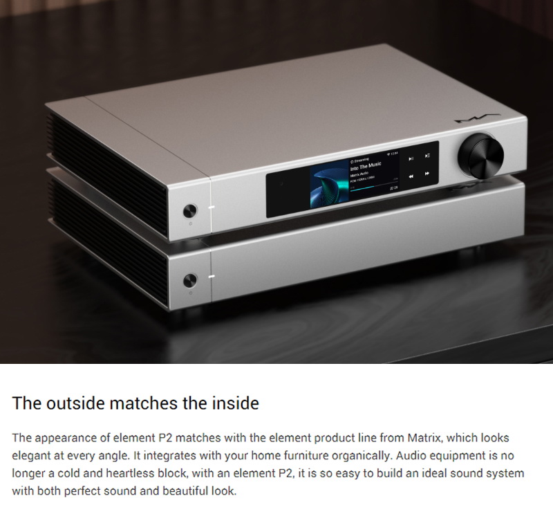 Matrix Audio Element P2 Power Amplifier คลาส D สำหรับเครื่องเสียง ประกันศูนย์ไทย