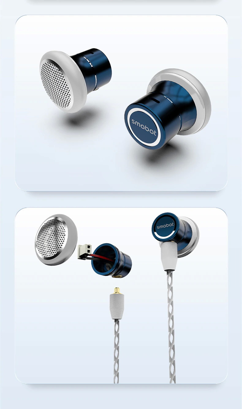 ขาย SMABAT M0 หูฟังเอียบัด พร้อมลูกเล่นถอดอัพเกรด Driver ได้ไม่ต้องบัดกรี