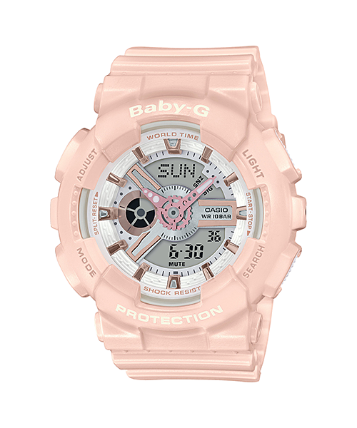 นาฬิกา Casio Baby-G BA-110RG Rose Gold series รุ่น BA-110RG-4A ของแท้ รับประกัน1ปี