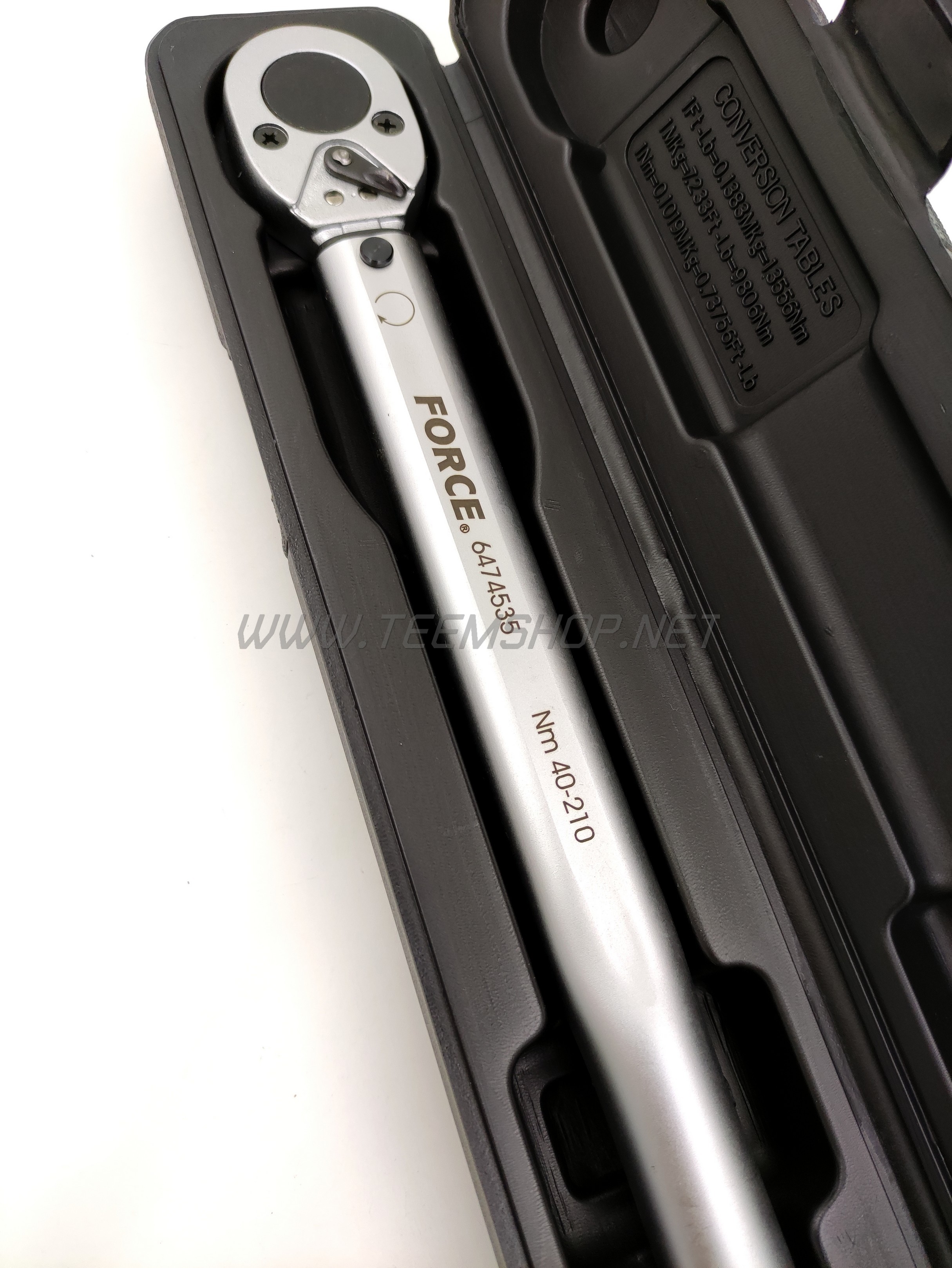 FORCE ประแจปอนด์ 6474535 1/2" 40-210Nm ยาว 535mm. Made in Taiwan