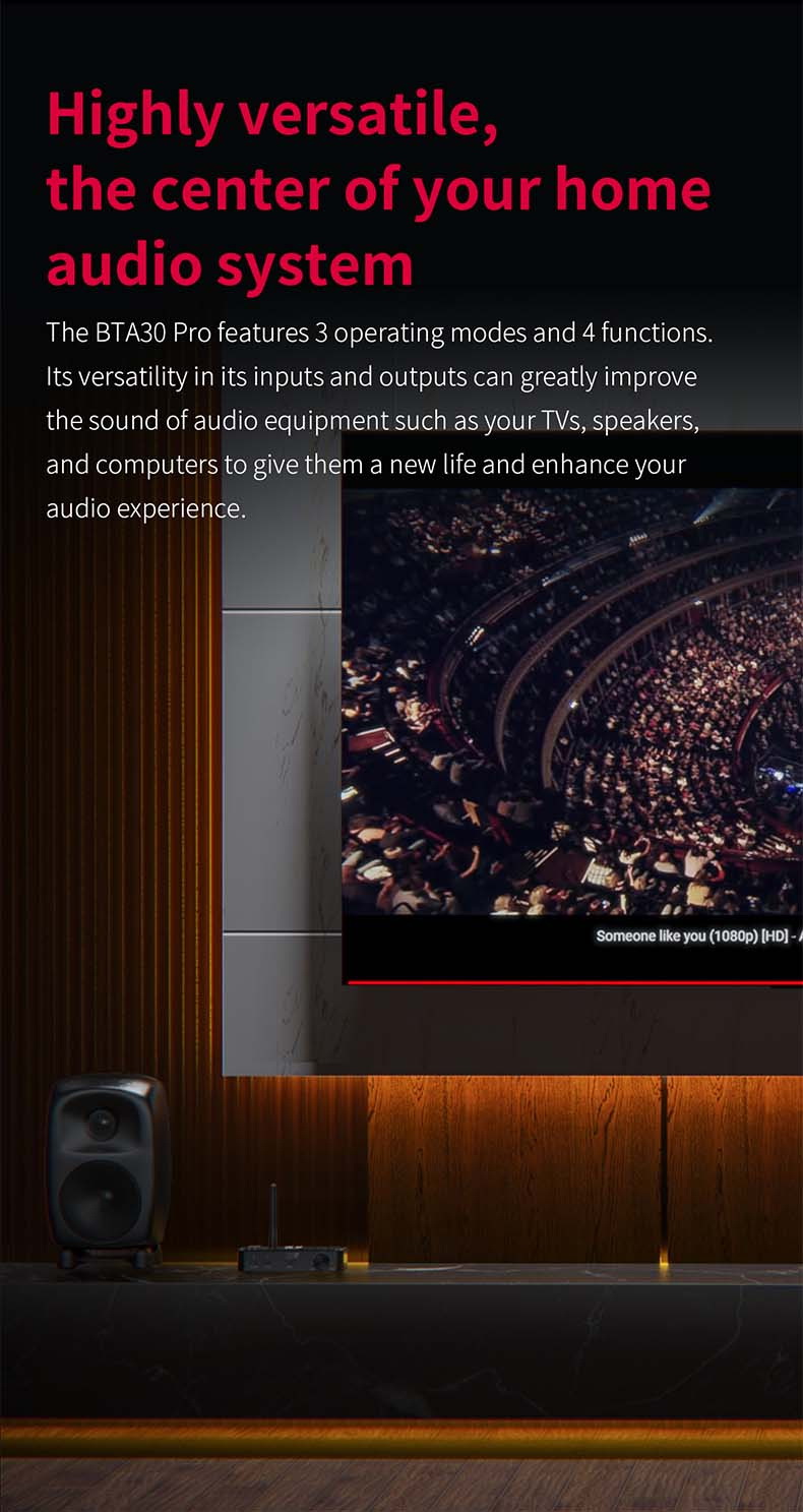 FiiO BTA30 PRO ตัวรับและส่งสัญญาณไร้สายรองรับ Bluetooth5.0 ประกันศูนย์ไทย