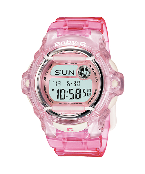 นาฬิกา คาสิโอ Casio Baby-G 200-meter water resistance รุ่น BG-169R-4DR (Jelly ชมพูใส)