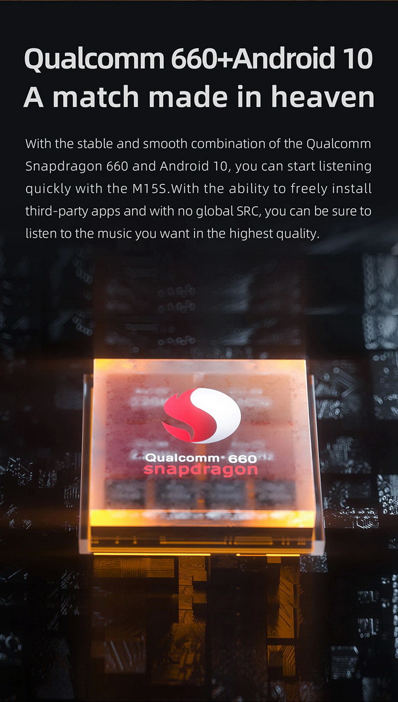 FiiO M15S DAP พกพาและตั้งโต๊ะ 2in1 ครบจบในตัวเดียว รองรับ Dual Hi-Res ประกันศูนย์ไทย