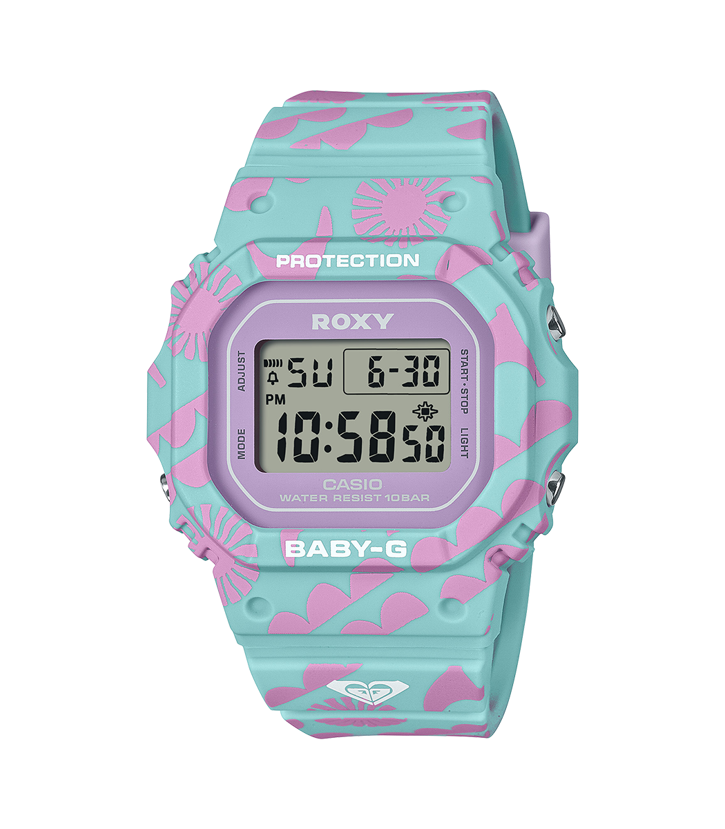 นาฬิกา Casio Baby-G Digital x ROXY Limited รุ่น BGD-565RX-2 ของแท้ รับประกัน1ปี