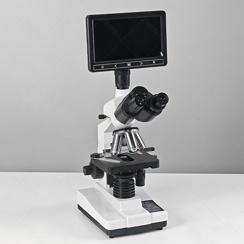 กล้องจุลทรรศน์ 2 ตา 1600x พร้อมจอ 7 นิ้ว รุ่น BX16-7