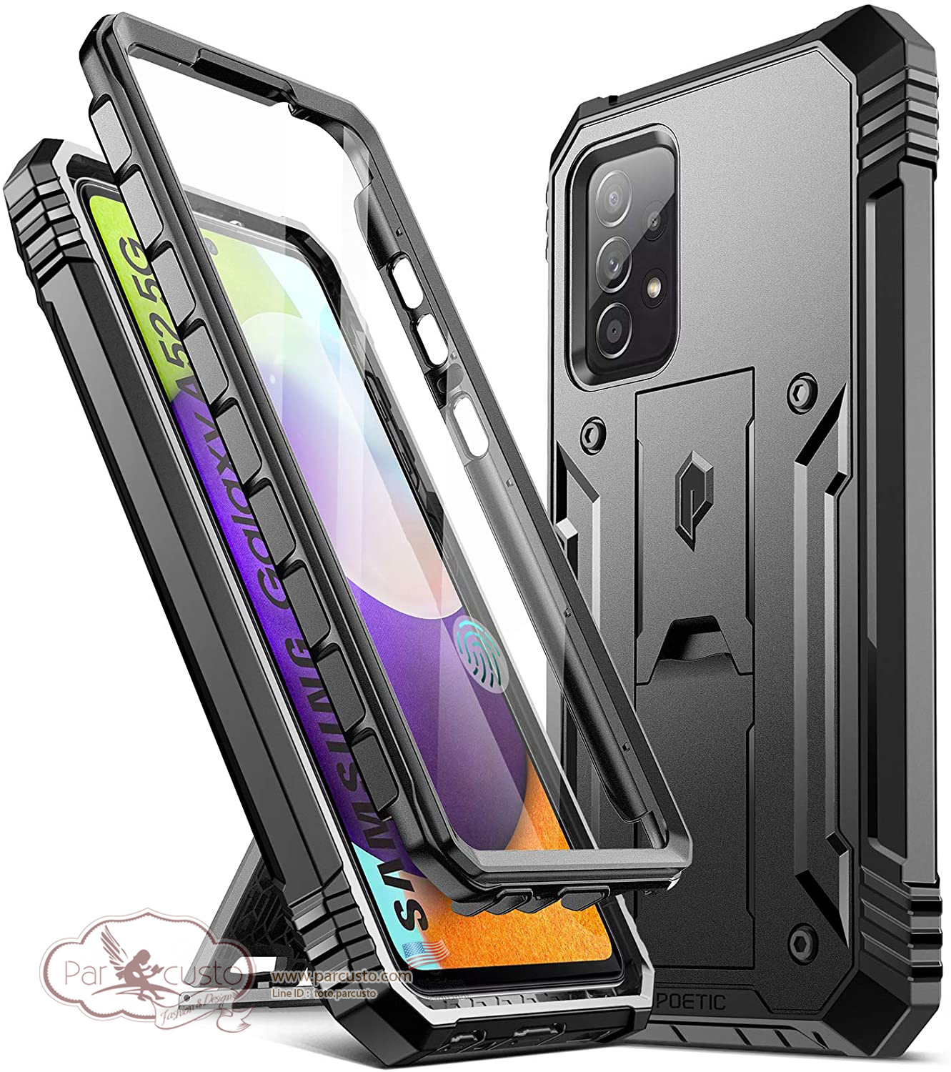 เคสกันกระแทก Samsung Galaxy A52 4G & 5G [Revolution Series] จาก Poetic [Pre-order USA]