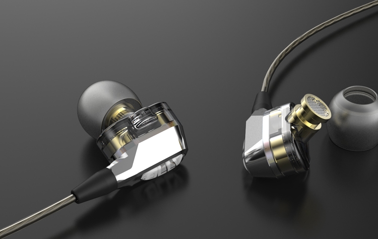 ขาย VJJB V1S (มีไมค์ในตัว) สุดยอดหูฟัง 2 ไดรเวอร์ คุณภาพเสียงระดับ HD