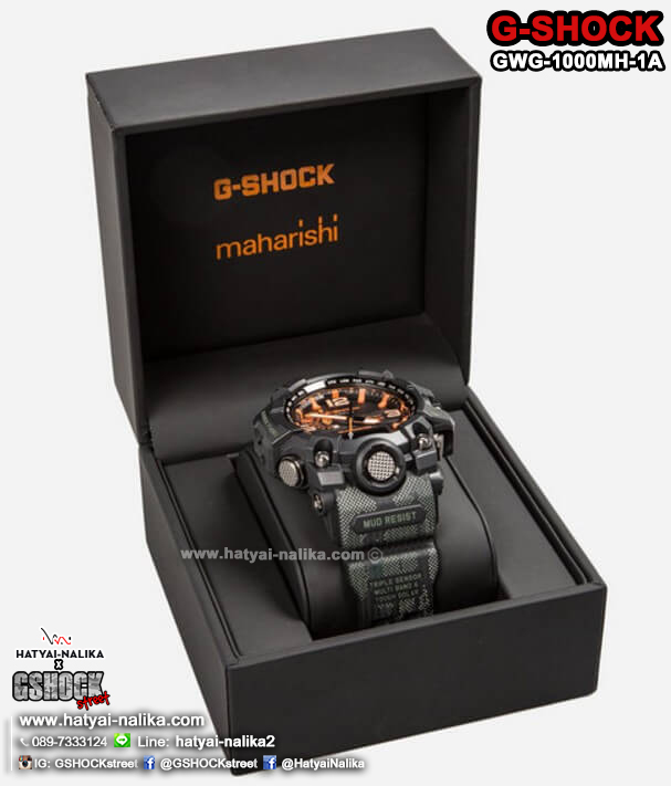 นาฬิกา Casio G-SHOCK X MAHARISHI MUDMASTER Limited Edition รุ่น GWG-1000MH-1A (มัดมาสเตอร์ลายพรางบอนไซ) ของแท้ รับประกัน1ปี
