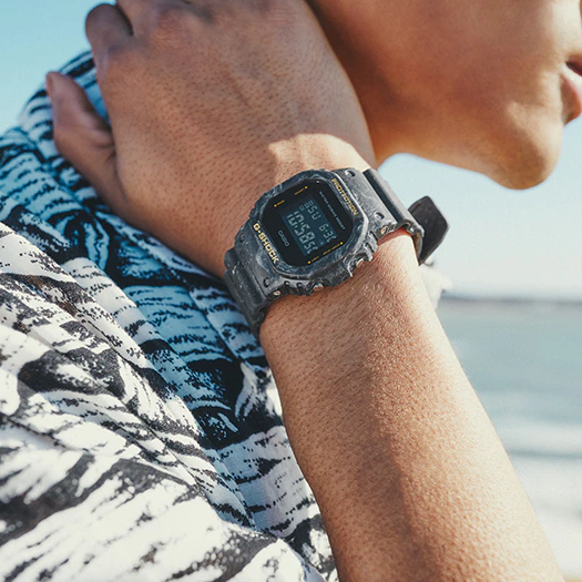 นาฬิกา Casio G-Shock Special color DW-5600WS Wavy Sea series รุ่น DW-5600WS-1 ของแท้ รับประกัน1ปี