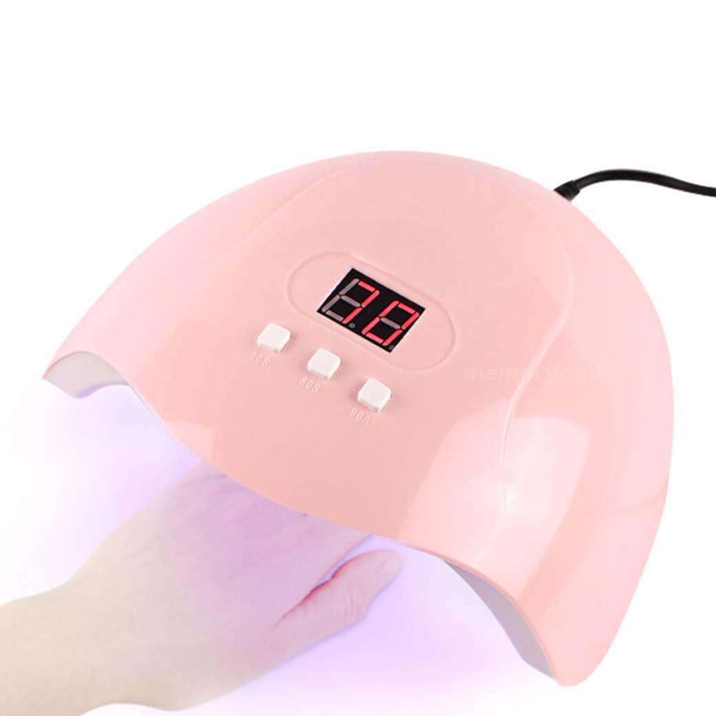เครื่องอบเจล LED SX3 สีชมพู 36วัตถ์ ที่อบสีเจล สำหรับใช้อบสีเจล สีทาเล็บเจล