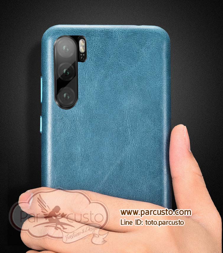 เคสฝาหลังหนังวัวแท้ Huawei P30 และ P30 Pro แบบที่ 2 (โปรดระบุรุ่น) จาก XOOMZ [หมด]
