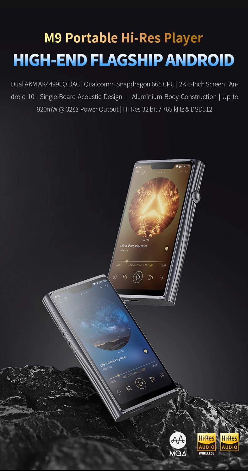 ขาย Shanling M9 DAP พกพา ระดับเรือธง รองรับ MQA ประกันศูนย์ไทย