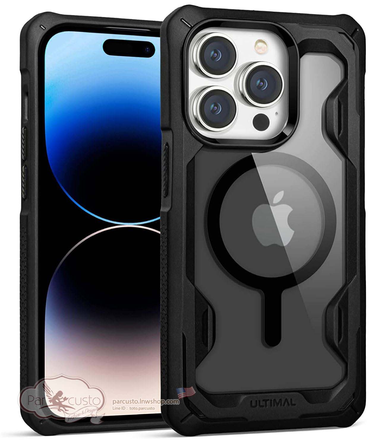 เคสกันกระแทก Apple iPhone 14 Pro Max [Rugged Military] จาก ULTIMAL (Pre-order USA)