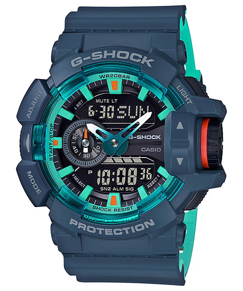 นาฬิกา Casio G-Shock Limited Cool Navy Blue Color series รุ่น GA-400CC-2A ของแท้ รับประกัน1ปี