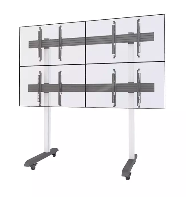 Mobile video wall mounting 2x2 ขาตั้งวีดีโอวอลล์ ขนาด 32-55 นิ้ว