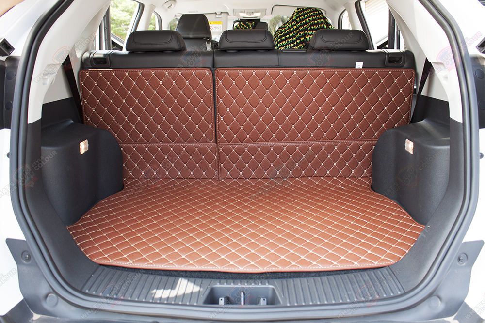 พรมรถยนต์เข้ารูป 6 D รถ MG GS จำนวน 6 ชิ้น ชุดเต็มคัน รวมแผ่นท้ายและหลังพนักพิง