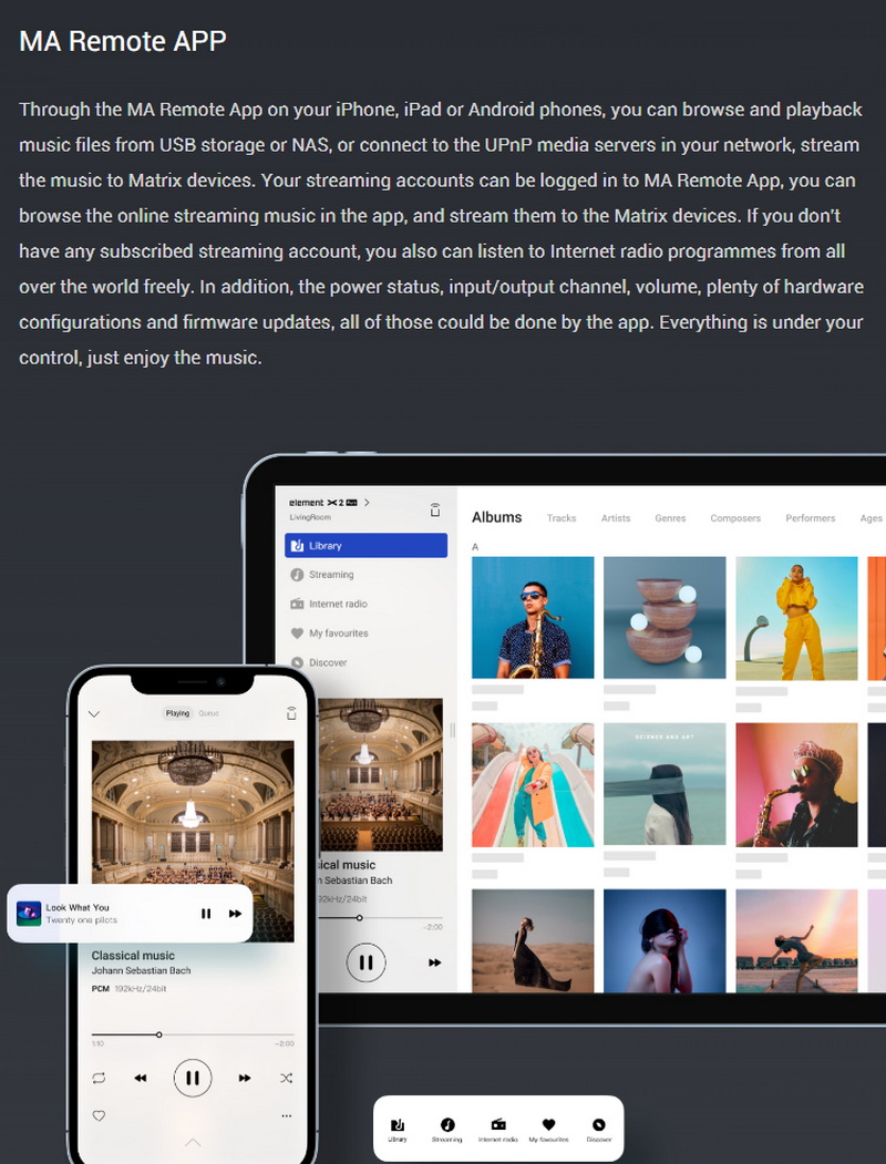 Matrix Audio Element X2 Pure Music Streamer เครื่องเล่นเพลงเครือข่ายแบบตั้งโต๊ะ ประกันศูนย์ไทย