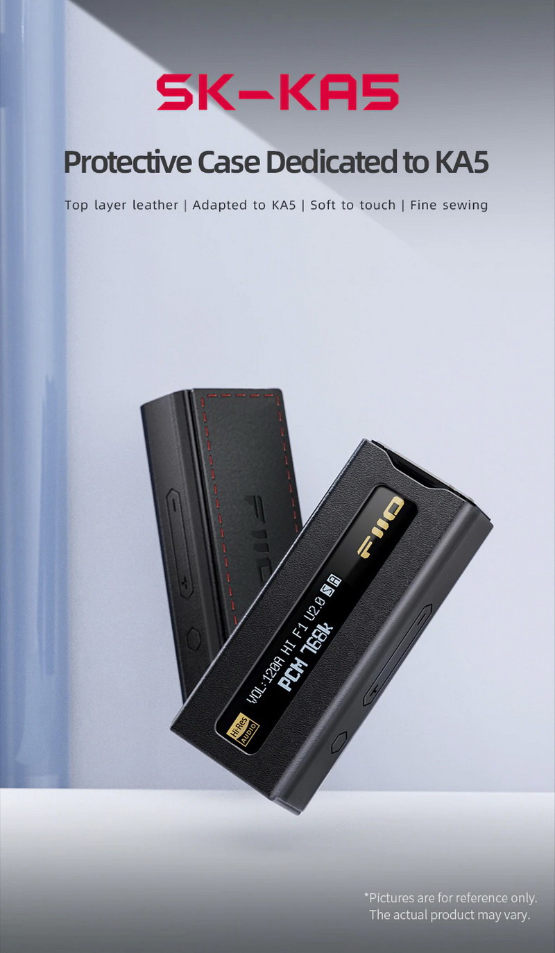 FiiO SK-KA5 Black เคสหนังกันรอยสำหรับ KA5 เฉพาะเคส [-เคส-]