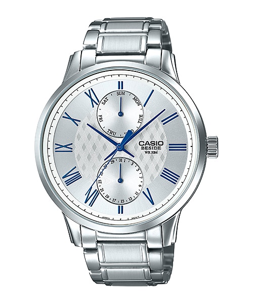 นาฬิกา คาสิโอ Casio BESIDE MULTI-HAND รุ่น BEM-313D-7AV ของแท้ รับประกัน 1 ปี