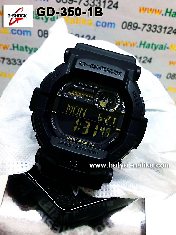 นาฬิกา คาสิโอ Casio G-Shock Standard digital รุ่น GD-350-1B "Black Sniper"