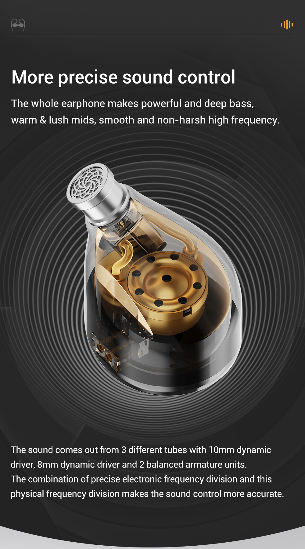 Kefine Quatio หูฟัง IEMs Hybrid 4 ไดรเวอร์ 2DD+2BA เปลี่ยนท่อนำเสียงได้ ปลั๊กหูฟังแบบโมดูลาร์ ประกันศูนย์ไทย