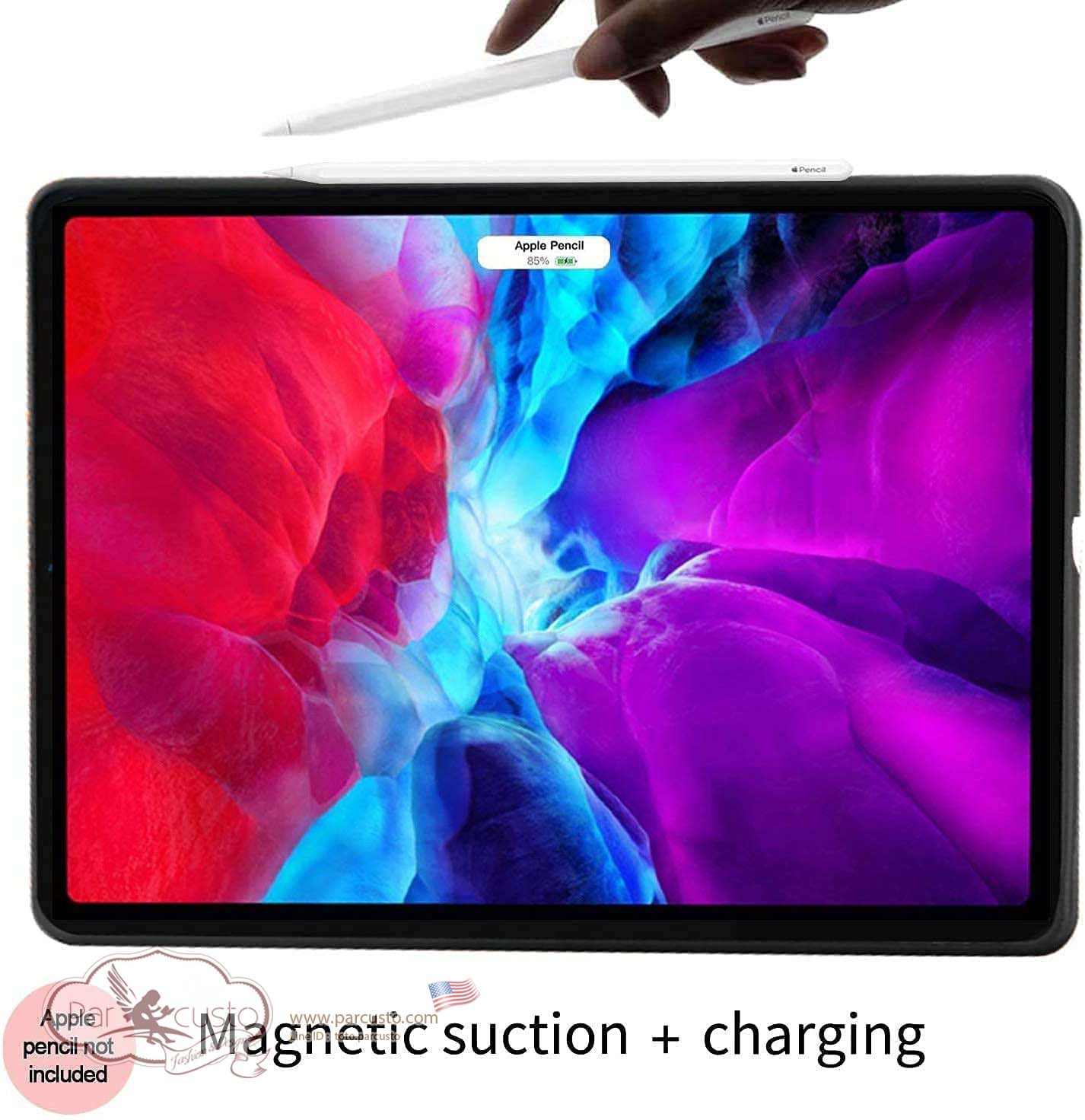 เคสหนังแท้ Apple iPad Pro 12.9 inch 5th 2021 [Brown+no Pencil Holder] จาก Gexmil [Preorder USA]