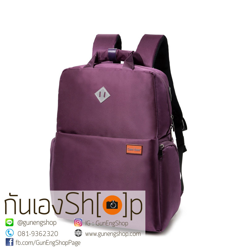 กระเป๋ากล้องเป้สะพายหลัง ผ้ากันน้ำ รุ่น Mini Camera Backpack Size L