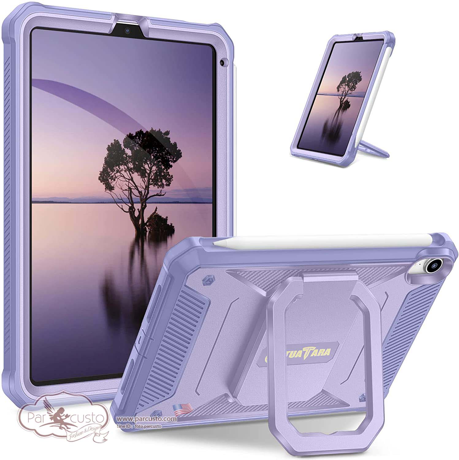 เคสกันกระแทก Apple iPad mini 6 2021 [Tuatara Magic Ring] จาก Fintie [Pre-order USA]