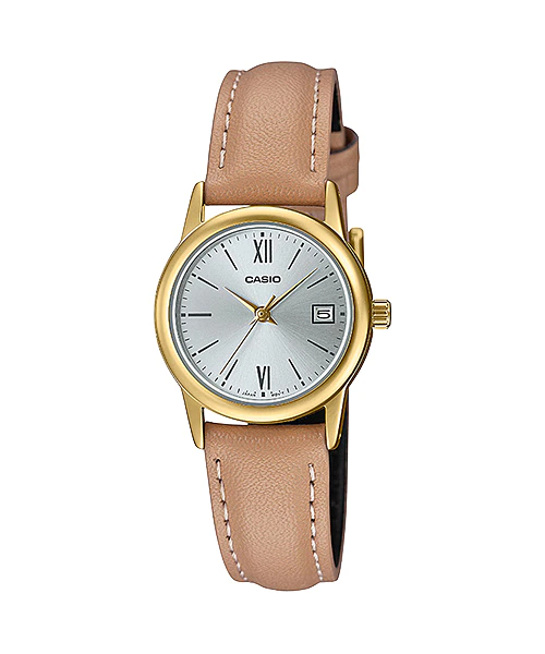 นาฬิกา Casio STANDARD Analog-Ladies' รุ่น LTP-V002GL-7B3 ของแท้ รับประกัน 1 ปี