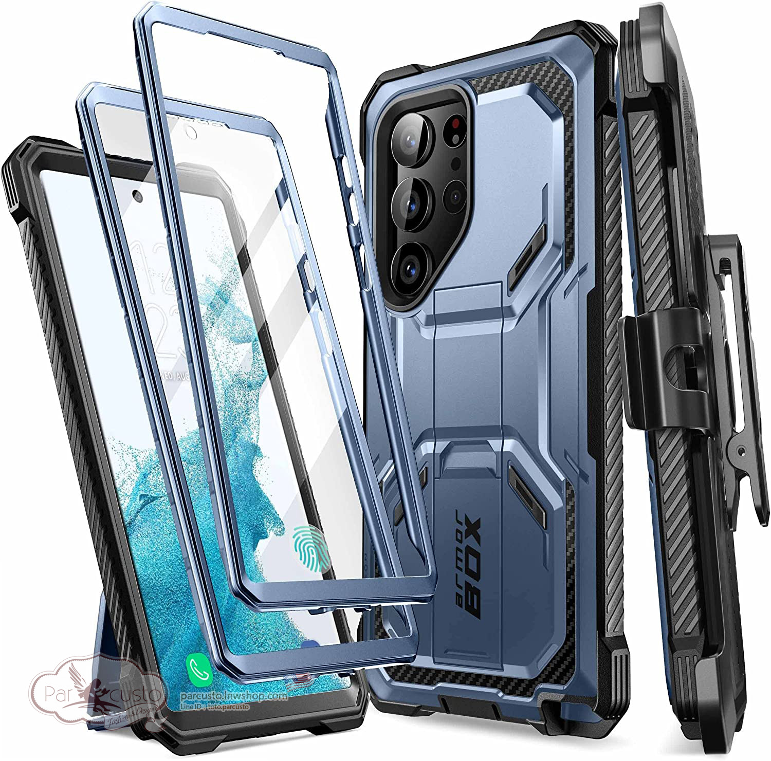 เคสกันกระแทก Samsung Galaxy S23 Ultra [Armorbox] จาก i-Blason [Pre-order USA]