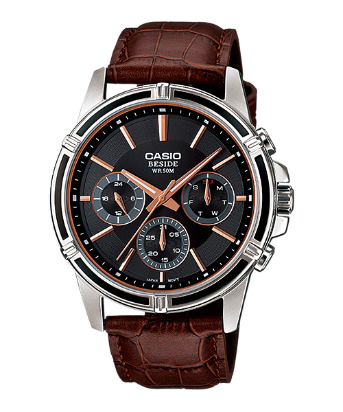 นาฬิกา คาสิโอ Casio BESIDE MULTI-HAND รุ่น BEM-311L-1A2V ของแท้ รับประกัน 1 ปี