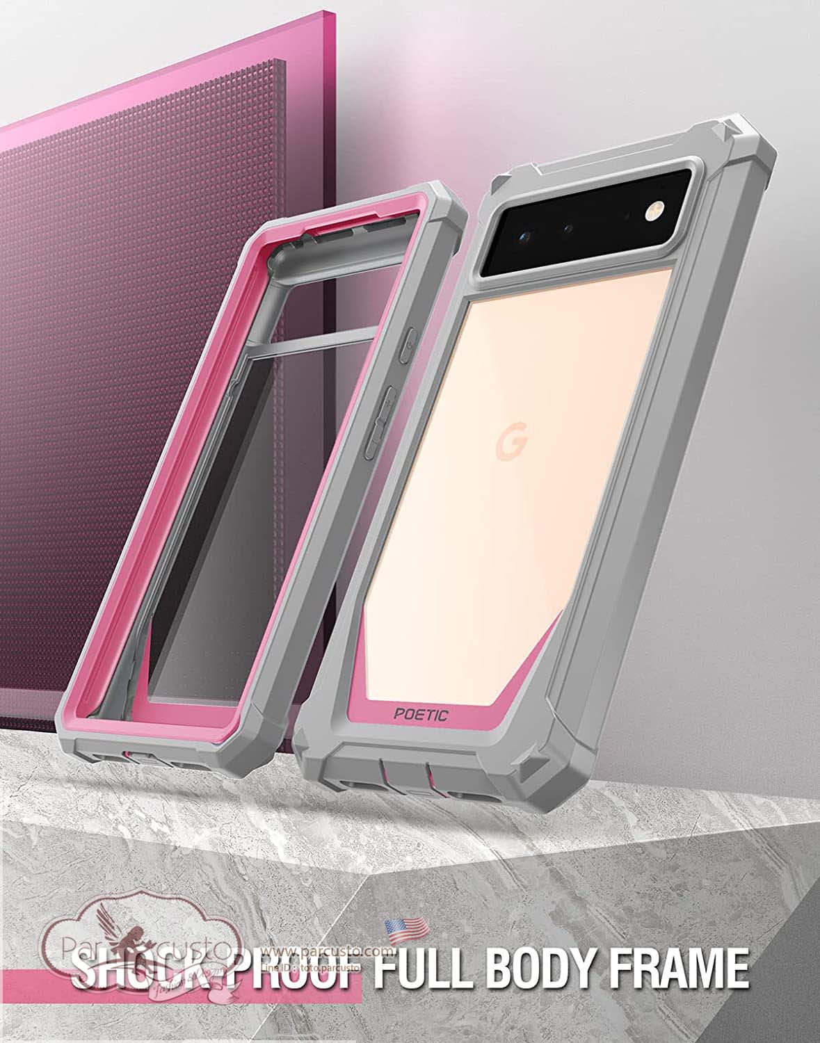 เคสกันกระแทก Google Pixel 6 [Guardian Series] จาก Poetic (Pre-order USA)