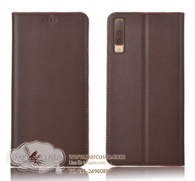 เคสหนังวัว Samsung Galaxy A7 2018 (ผิวด้าน) จาก X-IT [Pre-order]