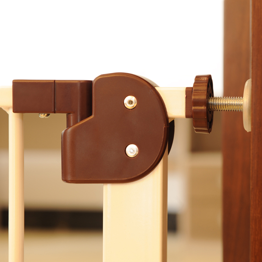 รั้วกั้นประตู-บันได รั้วกั้นเด็ก คอกกั้นสุนัขตรงประตู-บันได กว้าง 75 - 85 cm.