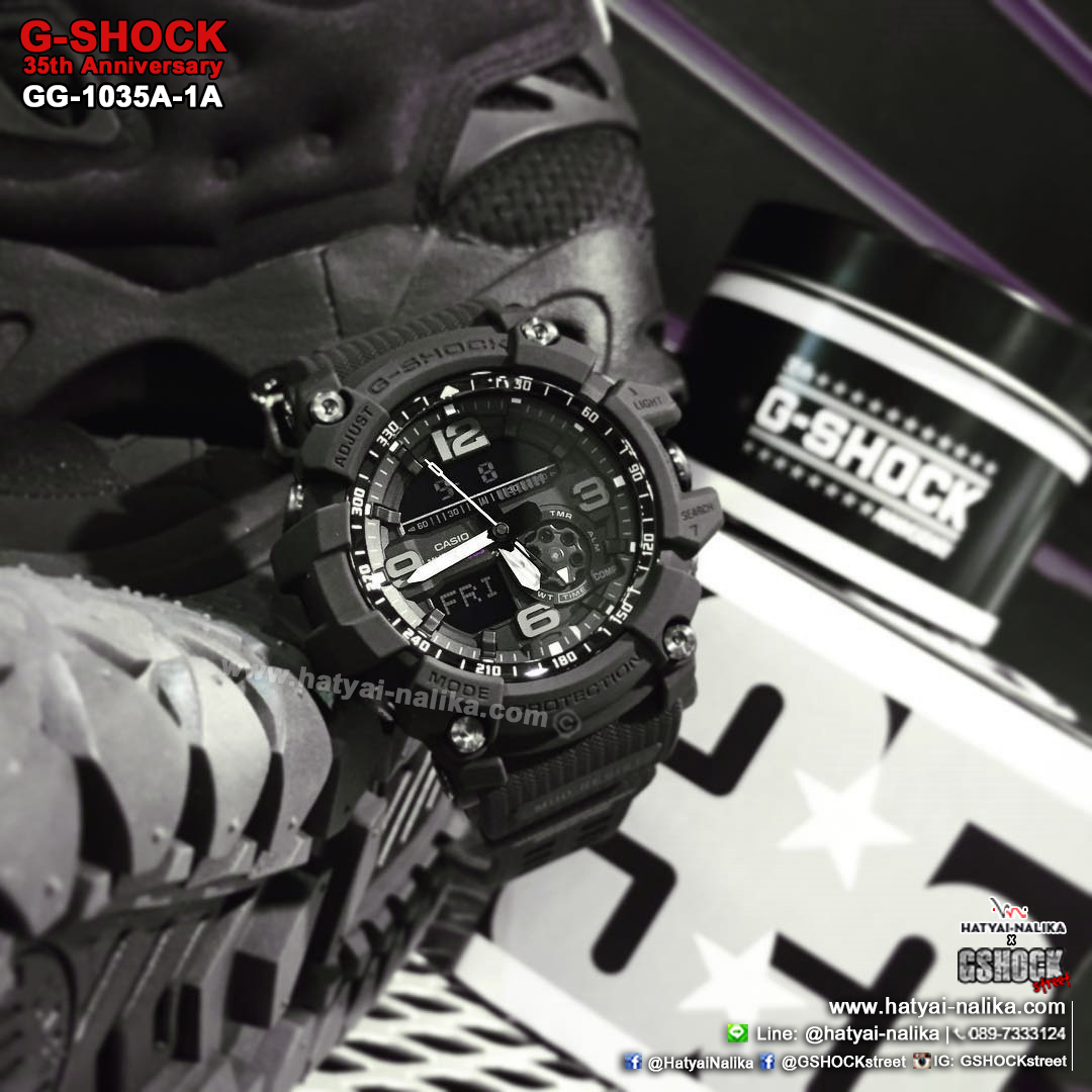 นาฬิกา Casio G-Shock 35th Anniversary Limited Edition BIG BANG BLACK series รุ่น GG-1035A-1A ของแท้ รับประกัน1ปี