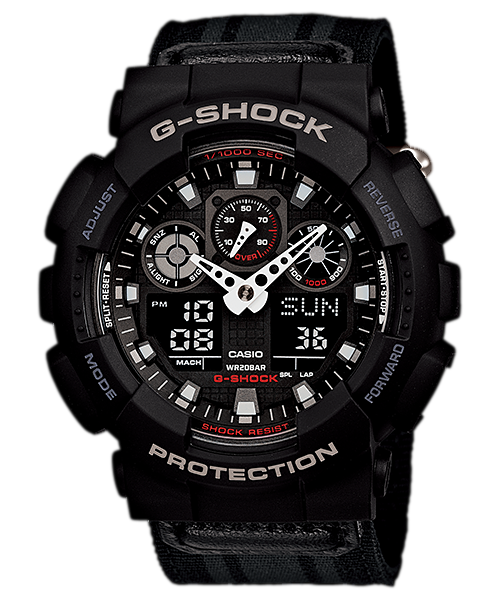 นาฬิกา คาสิโอ Casio G-Shock Limited model Military Cloth Series รุ่น GA-100MC-1A