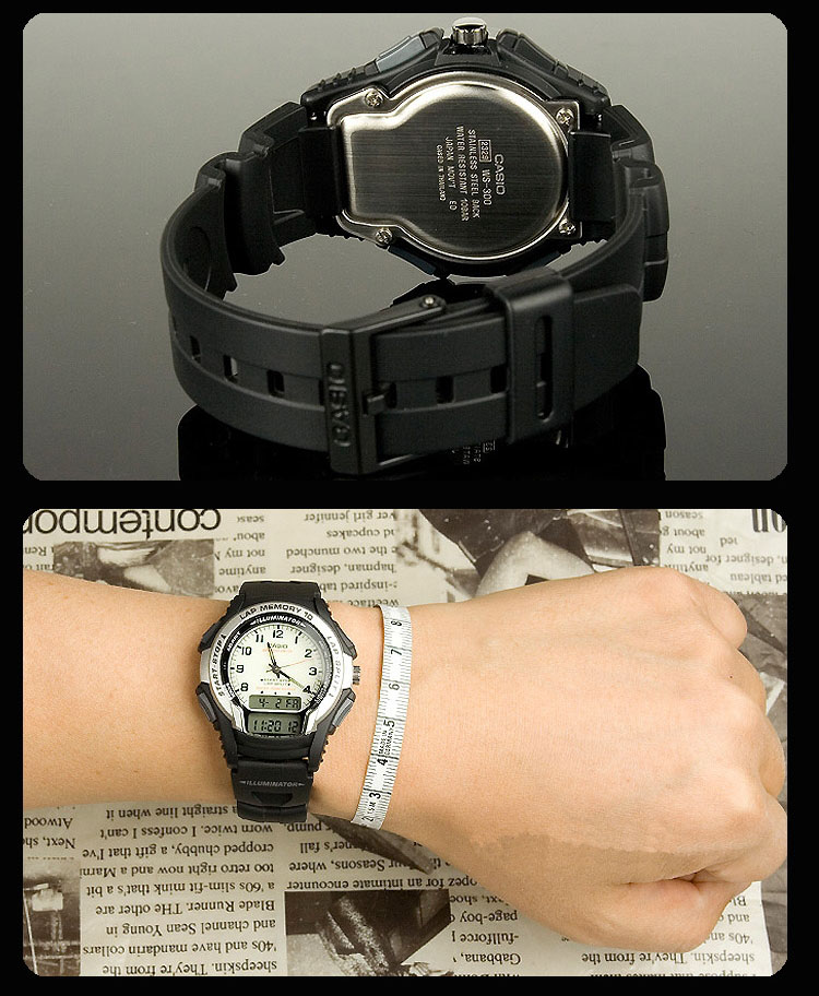 นาฬิกา คาสิโอ Casio STANDARD ANALOG-DIGITAL รุ่น WS-300-7B