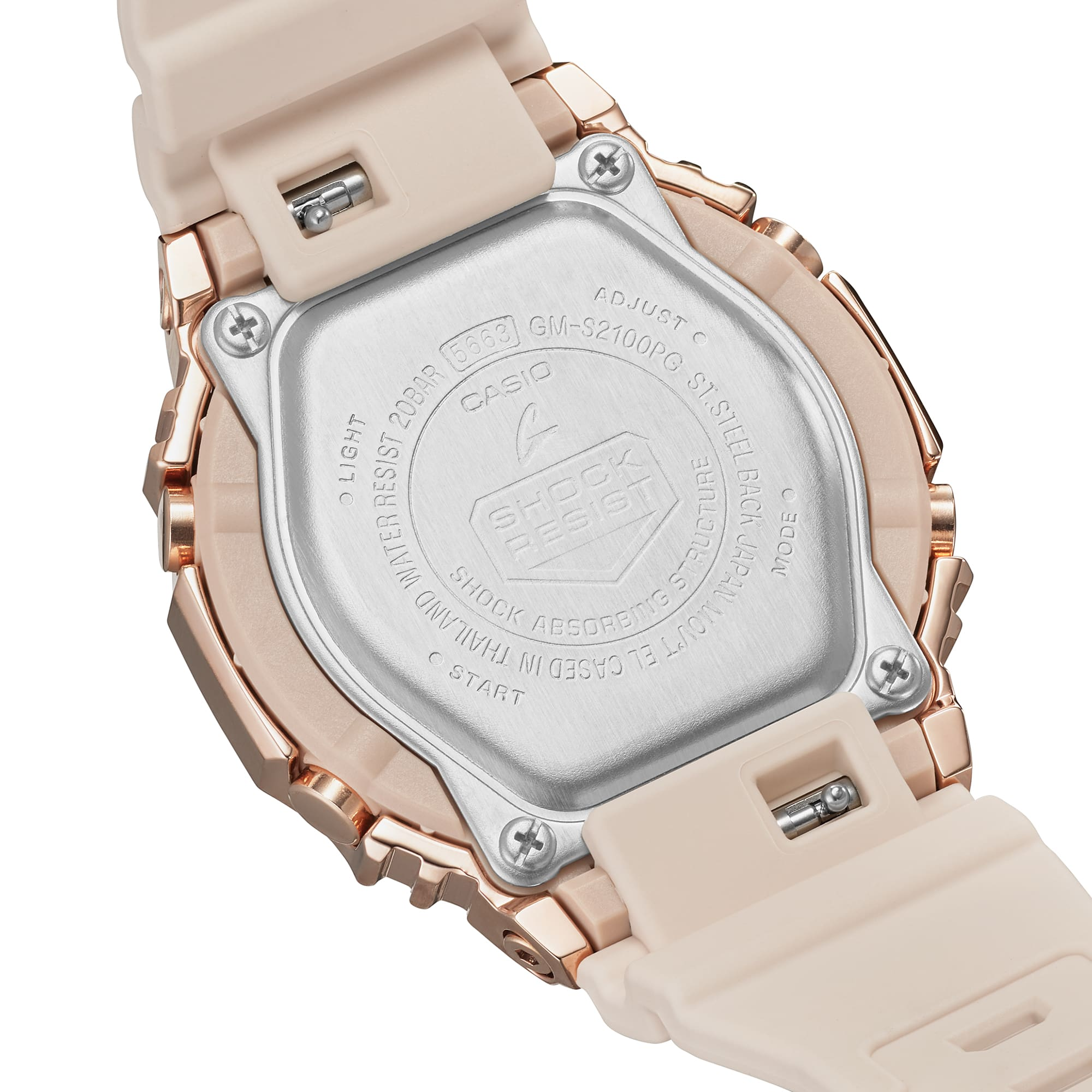 นาฬิกา Casio G-Shock Women ไซส์มินิ Metal Covered รุ่น GM-S2100PG-4A ของแท้ รับประกัน1ปี