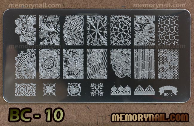 เพลทปั้มลายเล็บ,เพลทปั้มลาย,แผ่นปั้มลาย