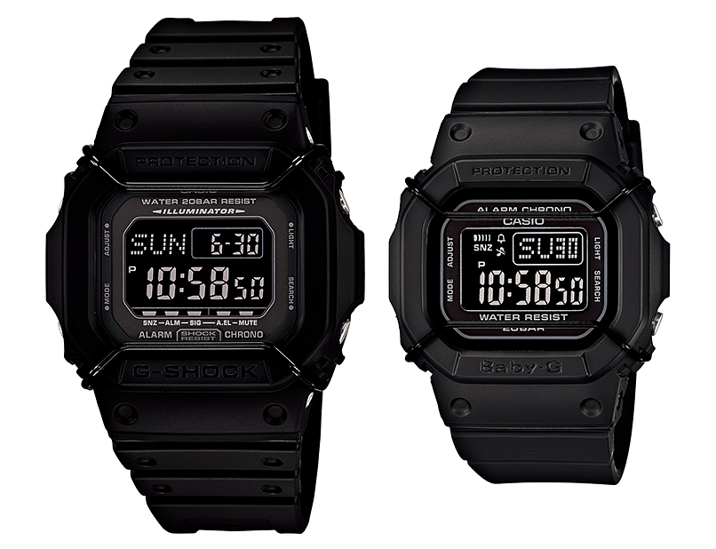 นาฬิกา คาสิโอ Casio G-Shock SETคู่รัก รุ่น DW-D5600P-1&BGD-501-1 Pair Set (หายากมาก)